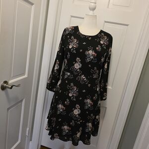LOFT | Dresses | Loft Floral Embroidered Swing Shirtdress | Poshmark